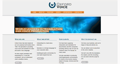 Desktop Screenshot of oxfordvoice.com